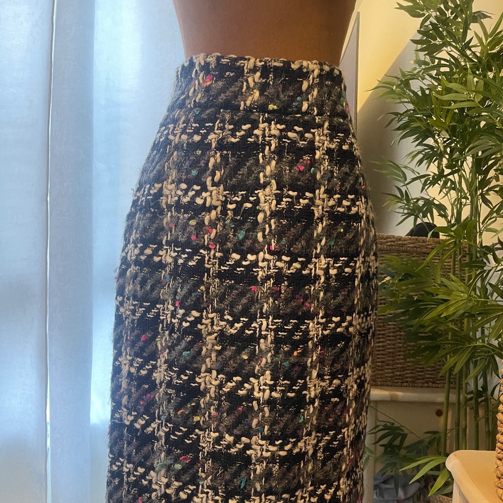 Patrick Kelly pencil Laine wool blend  skirt